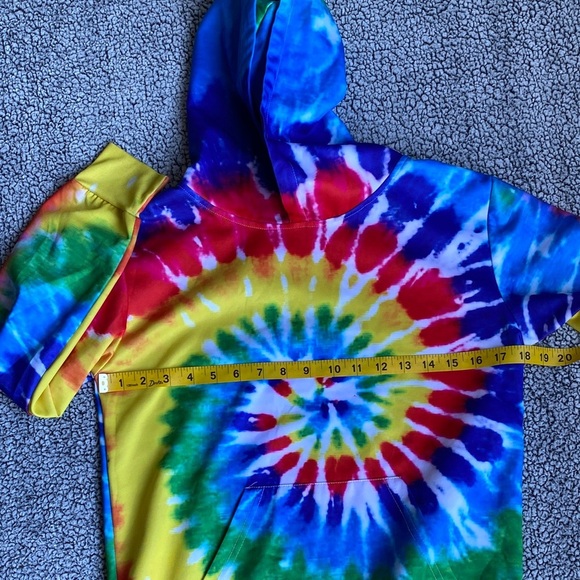 Vibrant Spiral Tie-Dye Sweatshirt - Picture 5 of 6
